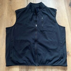 Chaps Black Fleece Lined Vest XXL